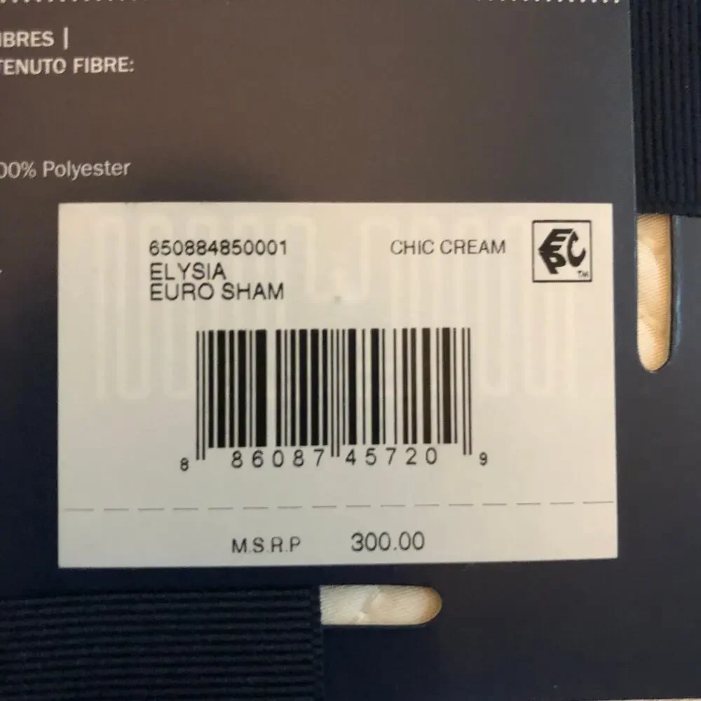 Ralph Lauren Park Row Elysia European Sham Chic Cream 26